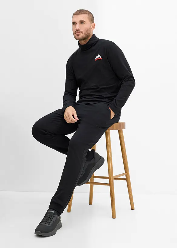 T-shirt col roul&eacute; 100% coton, bonprix