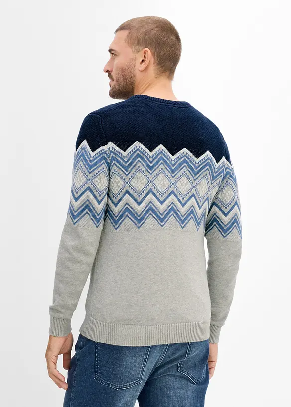 Norweger-Pullover in Regular Fit, bonprix