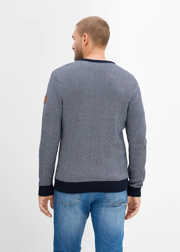 Pull en grosse maille 100% coton, bonprix