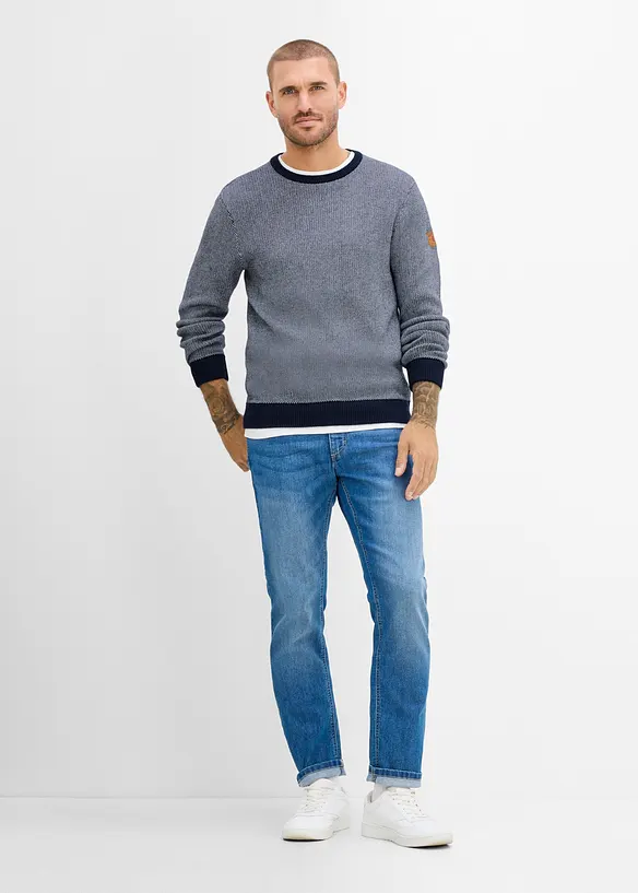 Pull en grosse maille 100% coton, bonprix