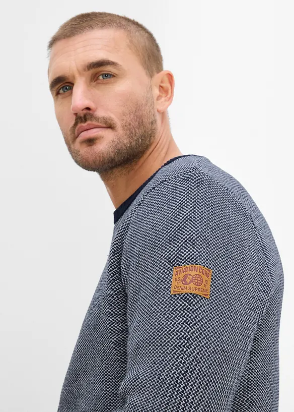 Pull en grosse maille 100% coton, bonprix