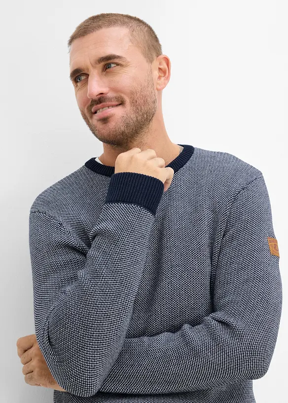 Pull en grosse maille 100% coton, bonprix