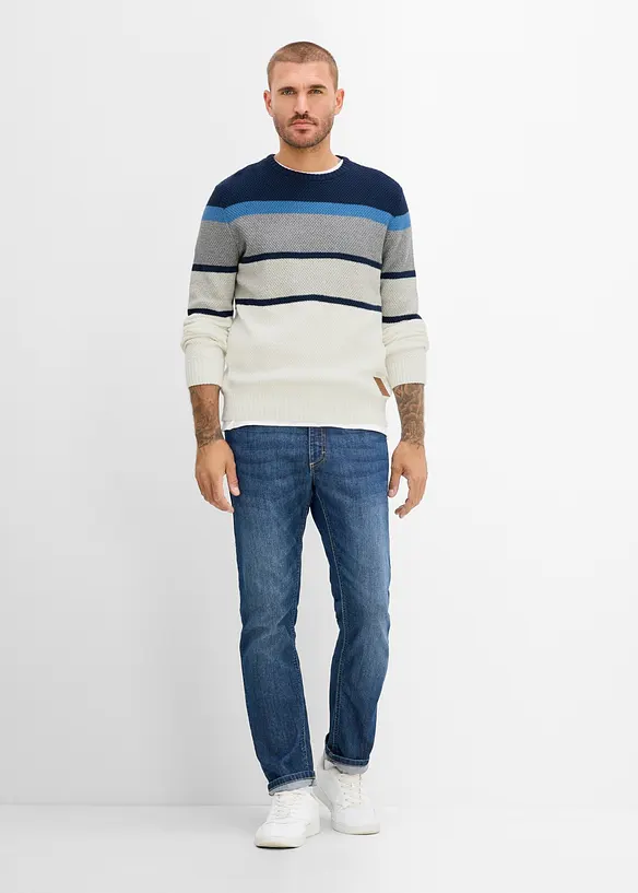 Pull en grosse maille 100% coton, bonprix