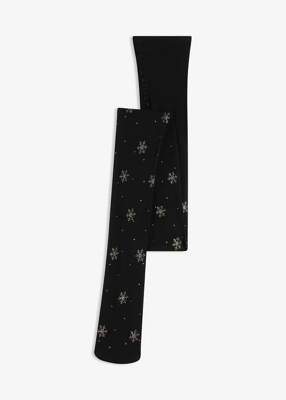 Feinstrumpfhose mit Weihnachtsmotiv 40 DEN, bonprix