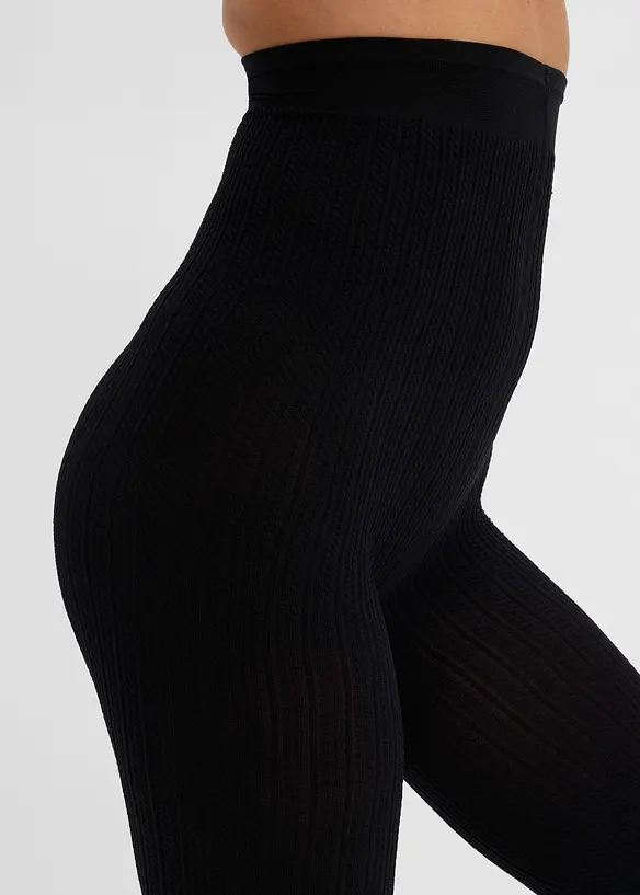 Strumpfhose mit Zopfmuster 70 DEN, bonprix