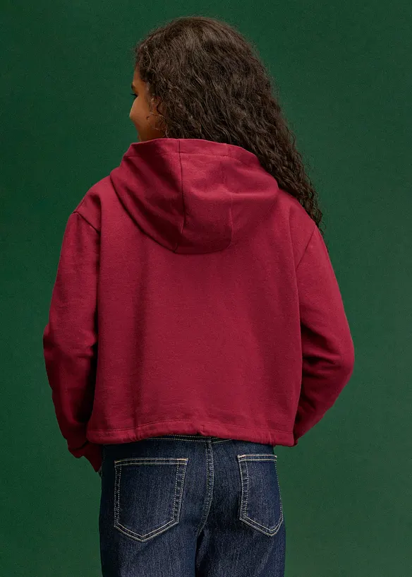Sweat &agrave; capuche 100% coton, bonprix