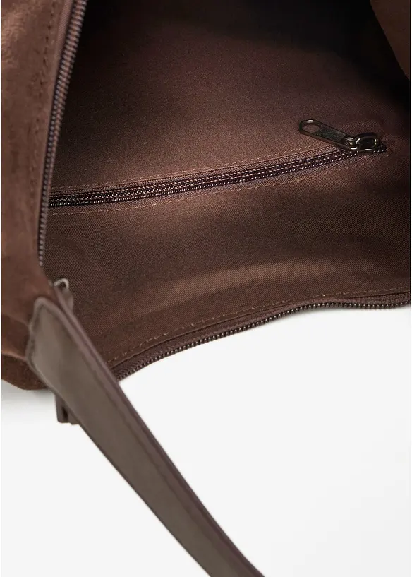 Beuteltasche in Velourslederoptik, bonprix