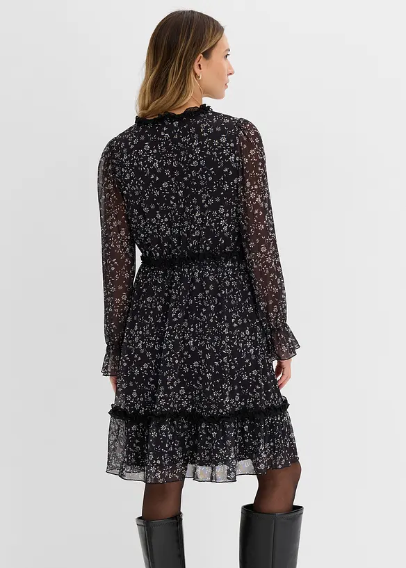 Robe courte en mesh fin, bonprix