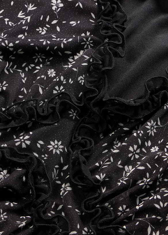 Robe courte en mesh fin, bonprix