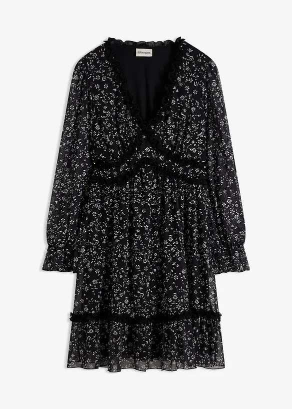 Robe courte en mesh fin, bonprix