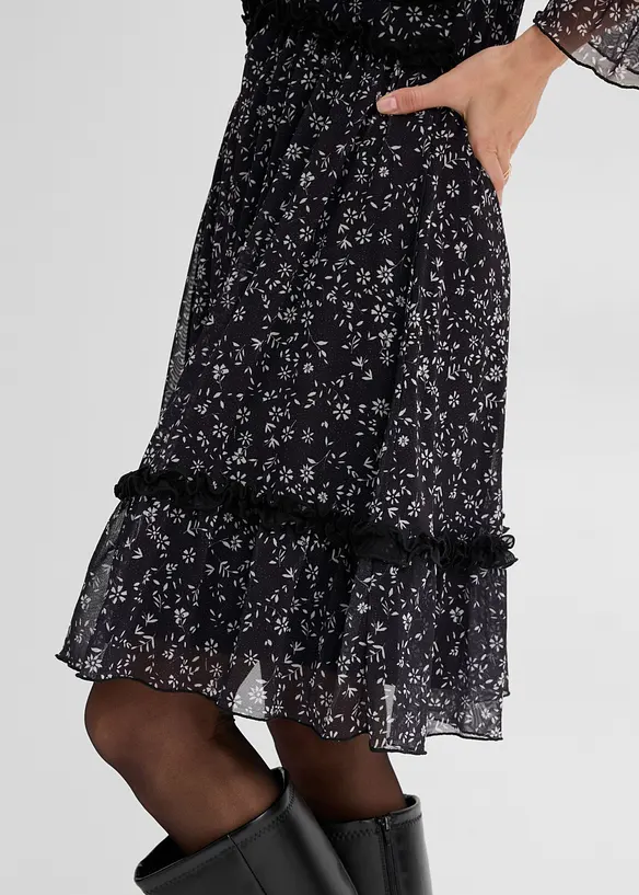 Robe courte en mesh fin, bonprix