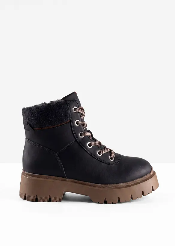 Esprit Schn&uuml;rboots mit Profilsohle, Esprit