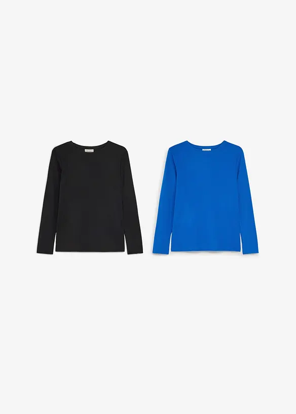 Warmes Thermo-Langarmshirt (2er Pack), bonprix