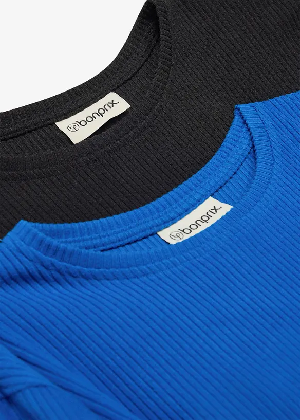 Warmes Thermo-Langarmshirt (2er Pack), bonprix