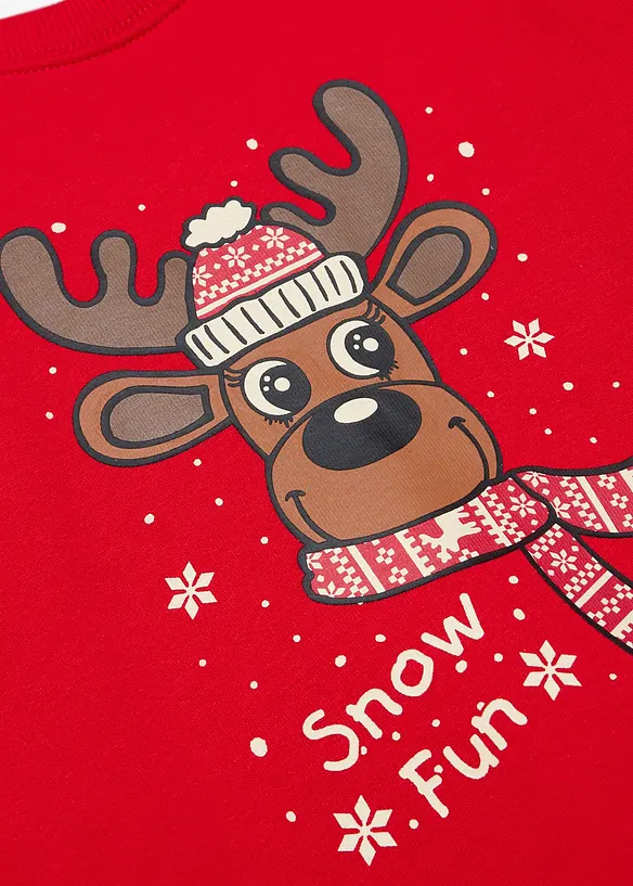 Sweat-shirt de No&euml;l 100% coton, bonprix