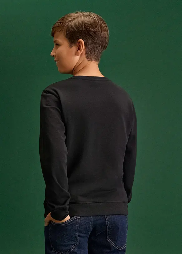 Sweat-shirt de No&euml;l en coton doux, bonprix