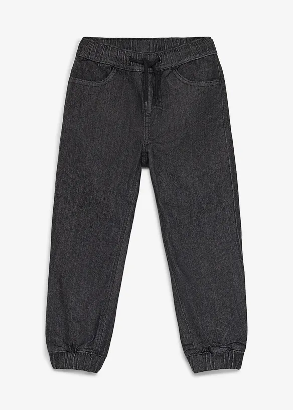Thermo Regular Fit Schlupfjeans mit Jerseyfutter, bonprix