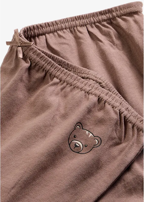 Highwaist Slip mit Bio-Baumwolle (4er Pack), bonprix