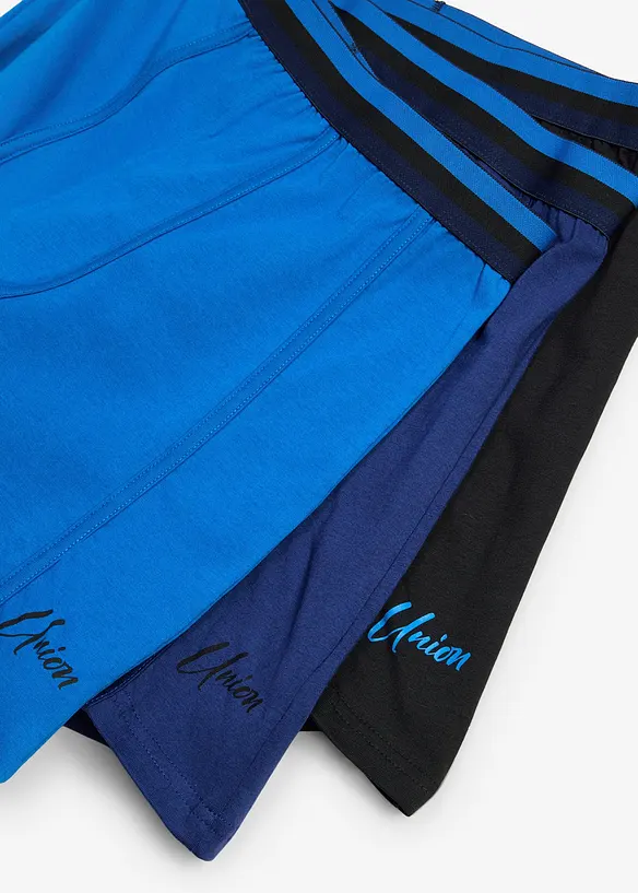 Lot de 3&nbsp;boxers longs coton, bonprix
