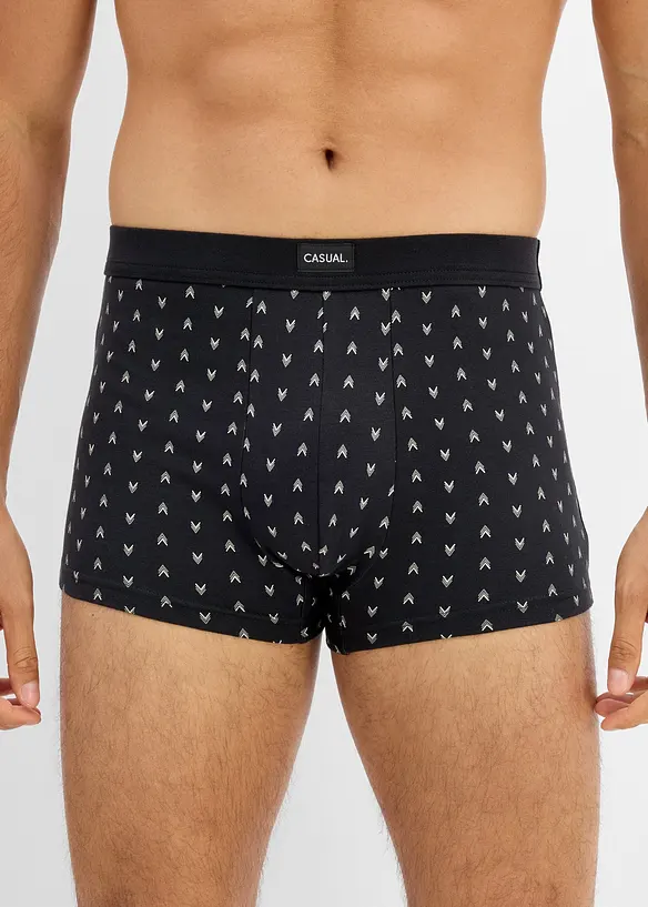 Lot de 4&nbsp;boxers en coton doux, bonprix