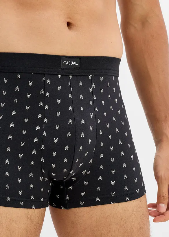 Lot de 4&nbsp;boxers en coton doux, bonprix