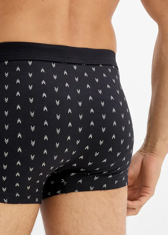 Lot de 4&nbsp;boxers en coton doux, bonprix