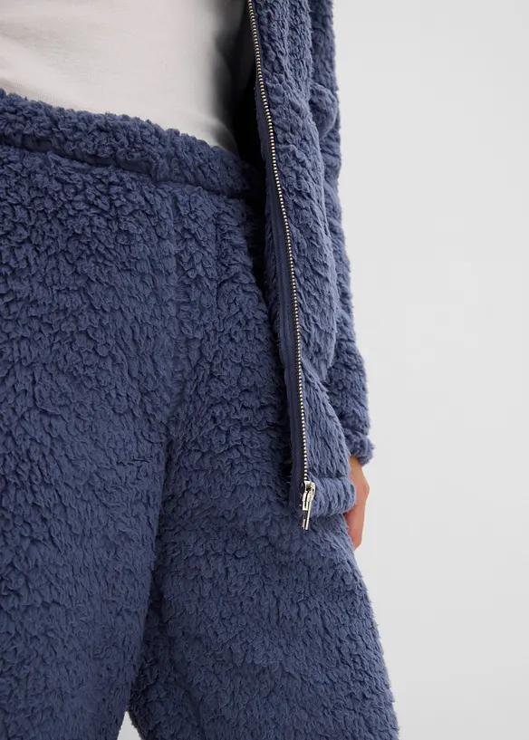 Loungewear Hausanzug aus Teddy Fleece, bonprix