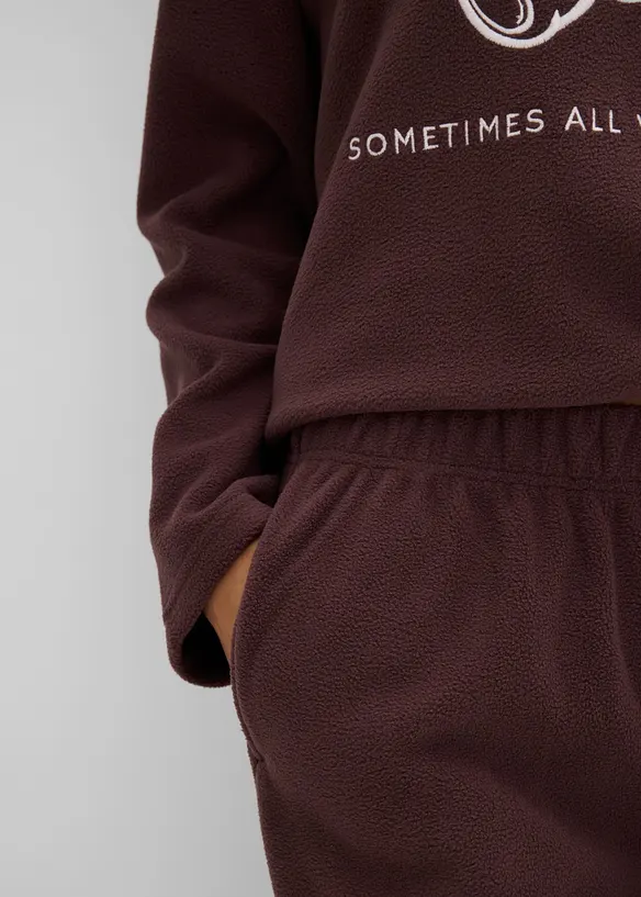 Loungewear Fleece Hausanzug, bonprix