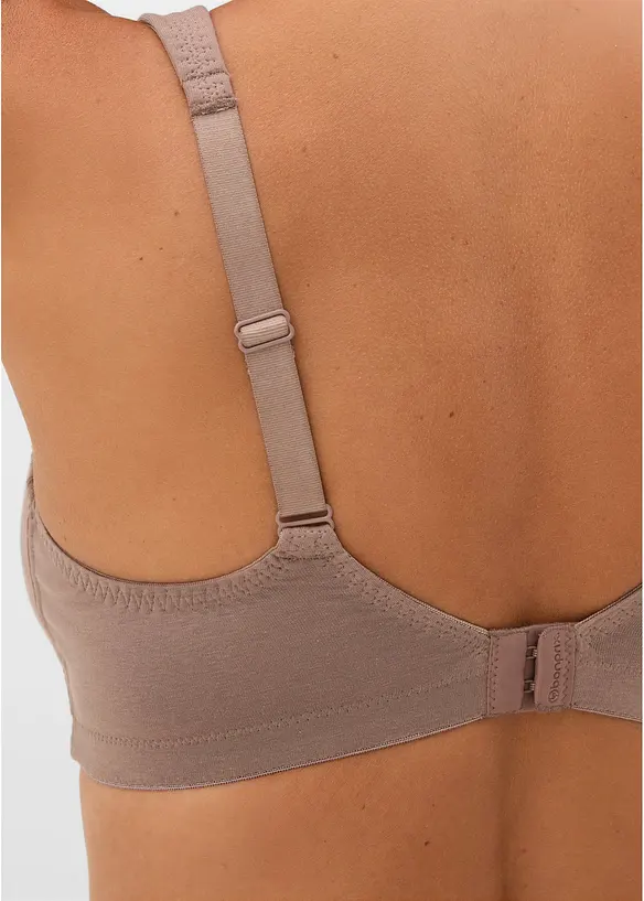 BH ohne B&uuml;gel mit Bio-Baumwolle (2er Pack), bonprix