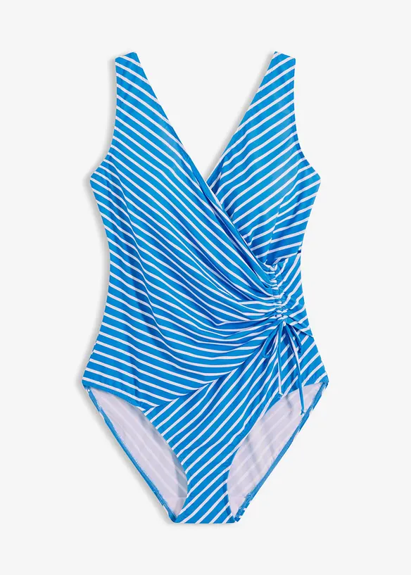 Maillot 1&nbsp;pi&egrave;ce sculptant avec lien &agrave; nouer, maintien l&eacute;ger, bonprix