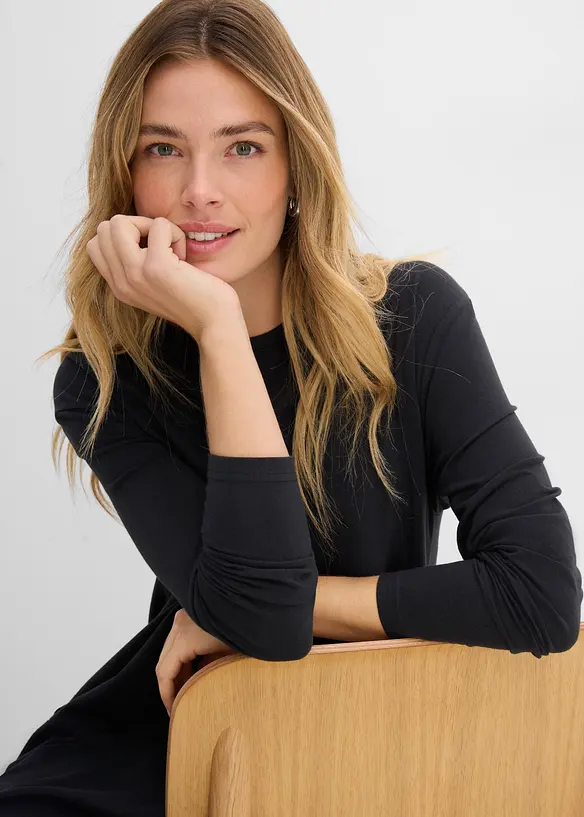 Robe en jersey, coupe ovo&iuml;de, bonprix
