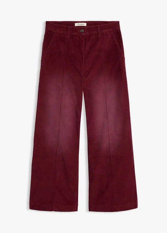 Pantalon en velours c&ocirc;tel&eacute; extensible, bonprix