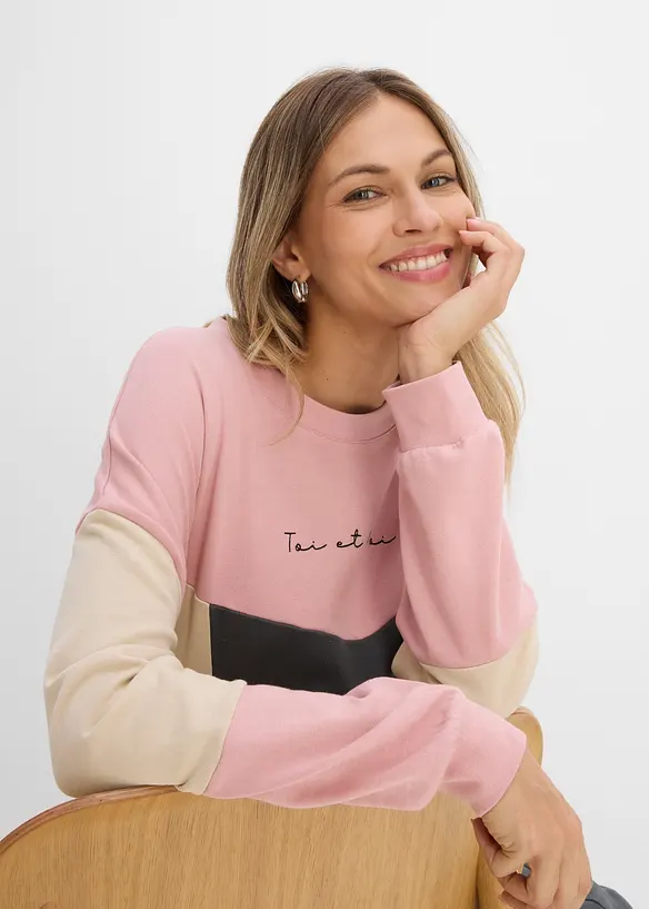 Robe sweat 100% coton, bonprix