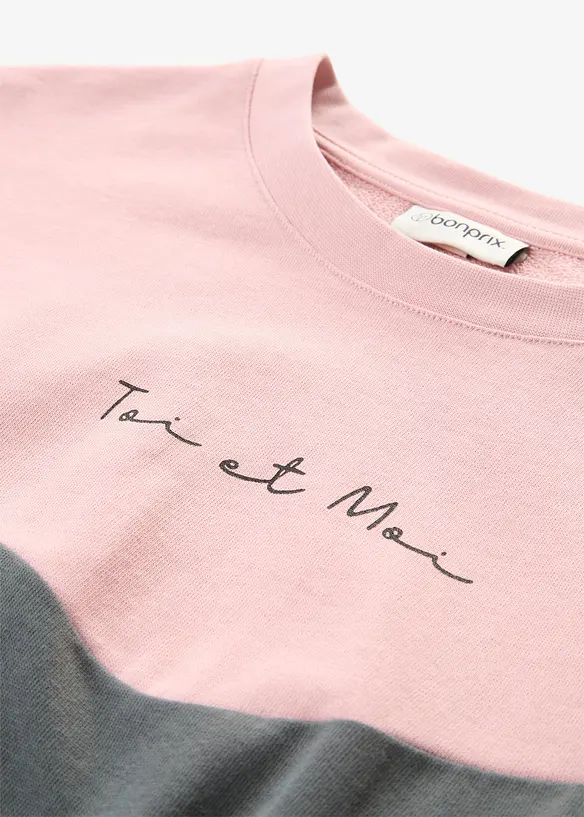 Robe sweat 100% coton, bonprix