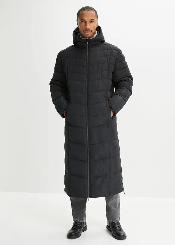 Doudoune longue &agrave; capuche, bonprix