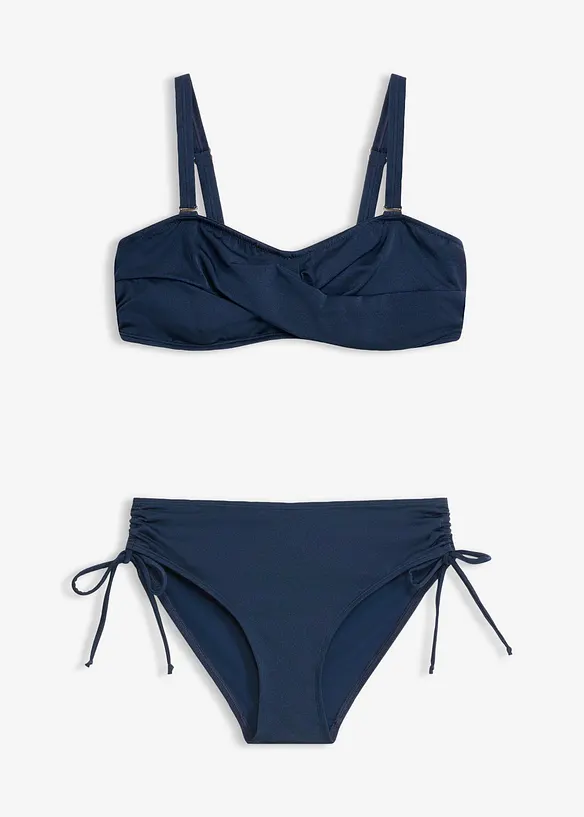Balconette-Bikini aus gl&auml;nzendem Material (2-tlg.Set), bonprix