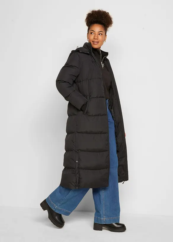 Doudoune longue d&eacute;perlante, bonprix