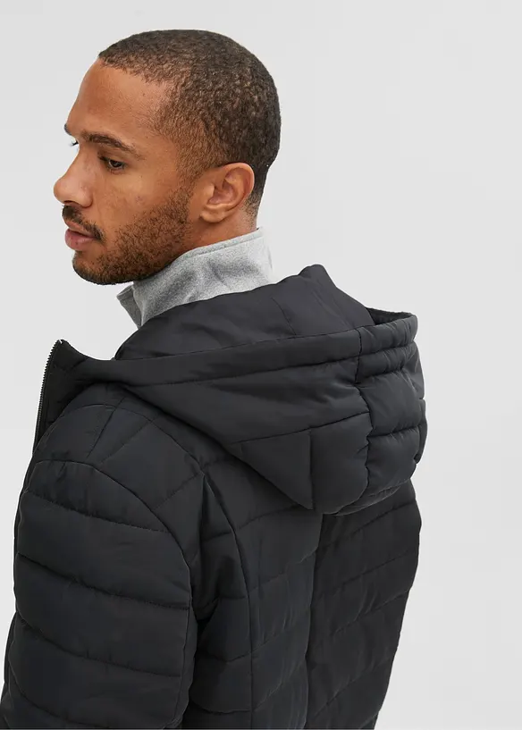 Doudoune longue &agrave; capuche, bonprix