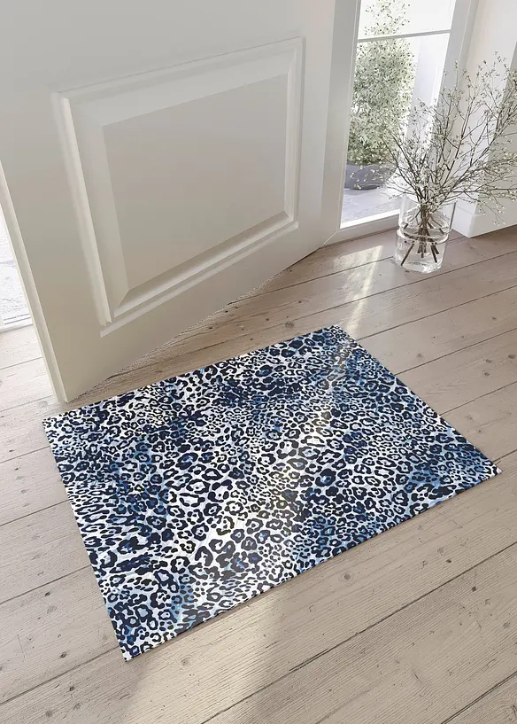 Paillasson lavable &agrave; motif l&eacute;opard, bonprix