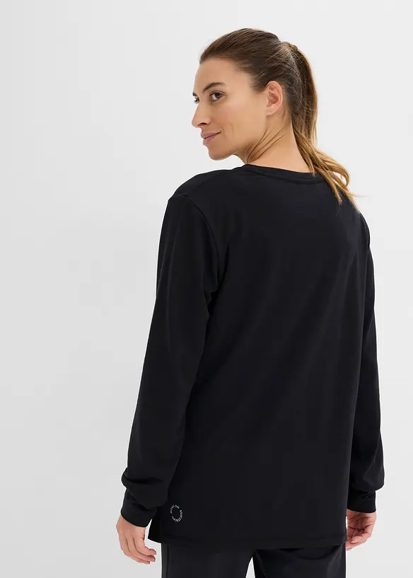 Sport-Shirt mit Baumwolle, schnelltrocknend, bonprix