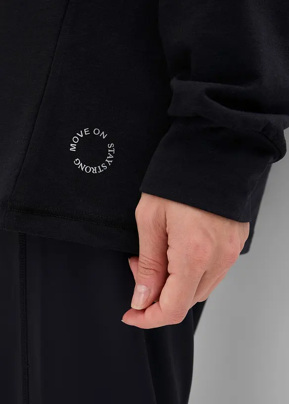 Sport-Shirt mit Baumwolle, schnelltrocknend, bonprix