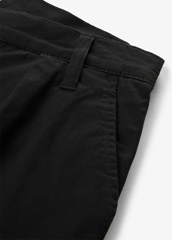 Gef&uuml;tterte Chinohose aus elastischem Baumwoll-Mix, bonprix