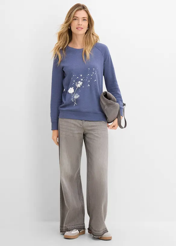 Sweatshirt aus Baumwoll-Mix, bonprix