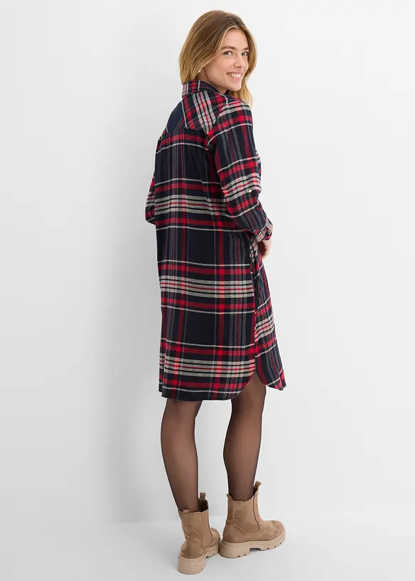 Robe chemise 100% coton, bonprix