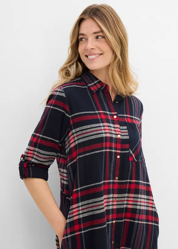 Robe chemise 100% coton, bonprix