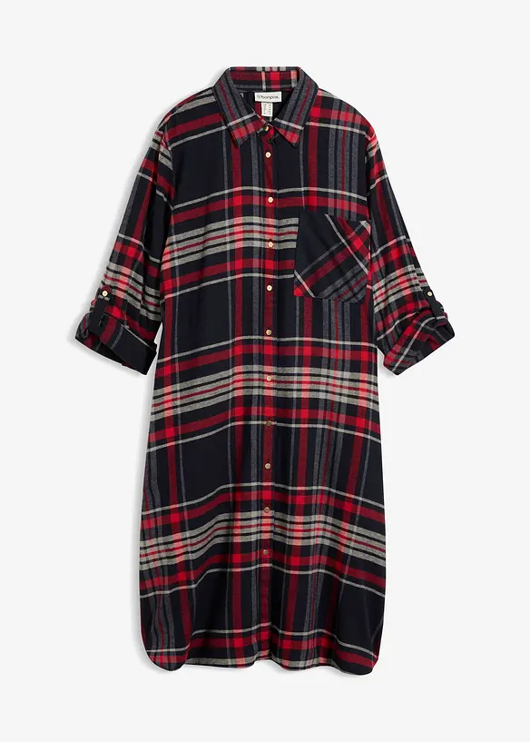 Robe chemise 100% coton, bonprix