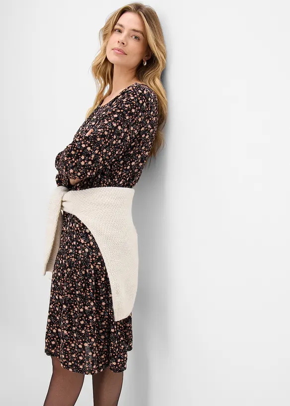 Kleid aus flie&szlig;ender Viskose, bonprix