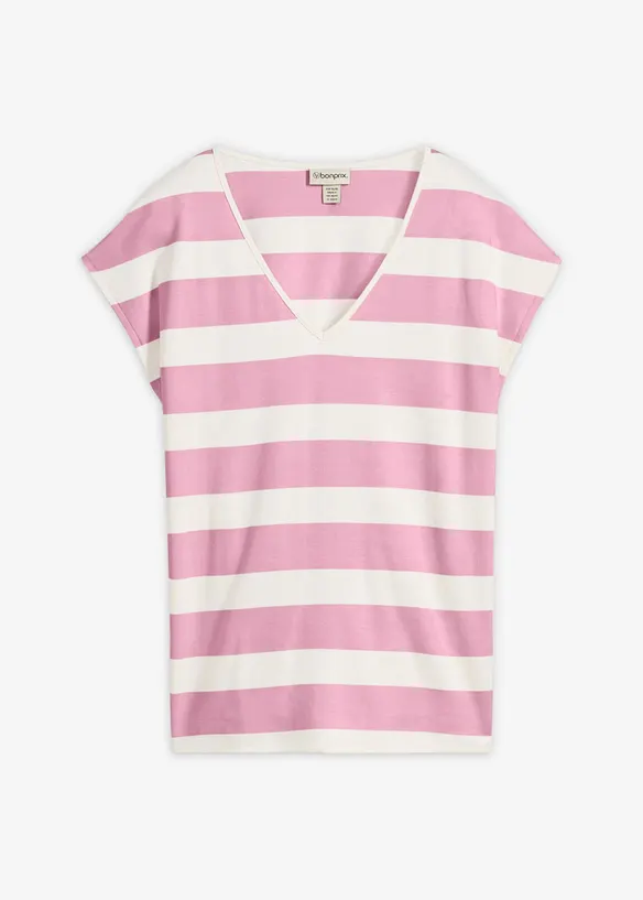 Gestreiftes Strickshirt, bonprix