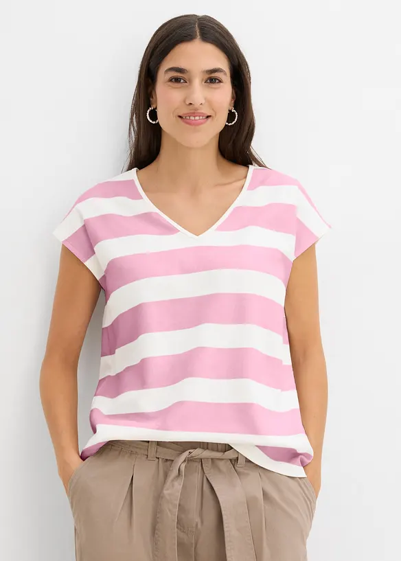 Gestreiftes Strickshirt, bonprix