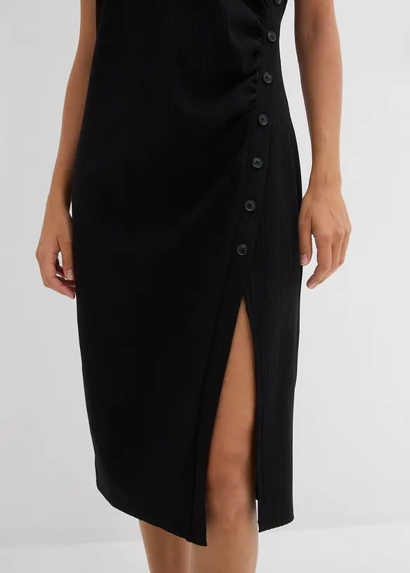 Robe T-shirt en mati&egrave;re textur&eacute;e, bonprix